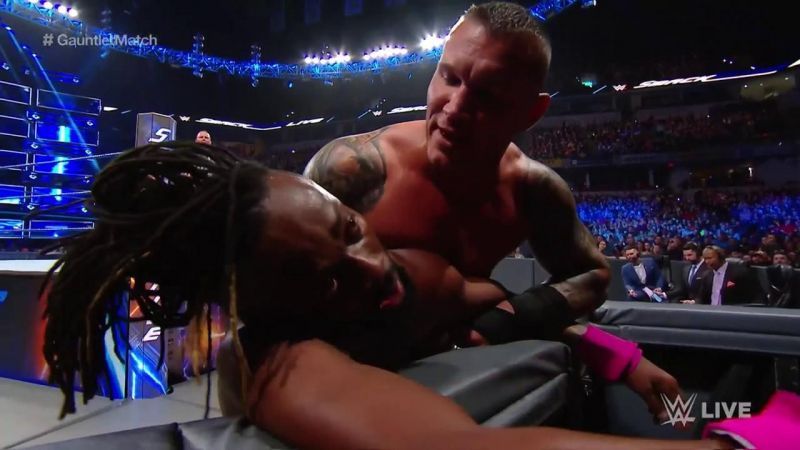 Randy Orton almost finished Kofi off but the New Day member somehow pinned him
