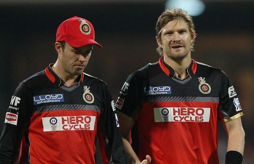 AB De Villiers and Shane Watson