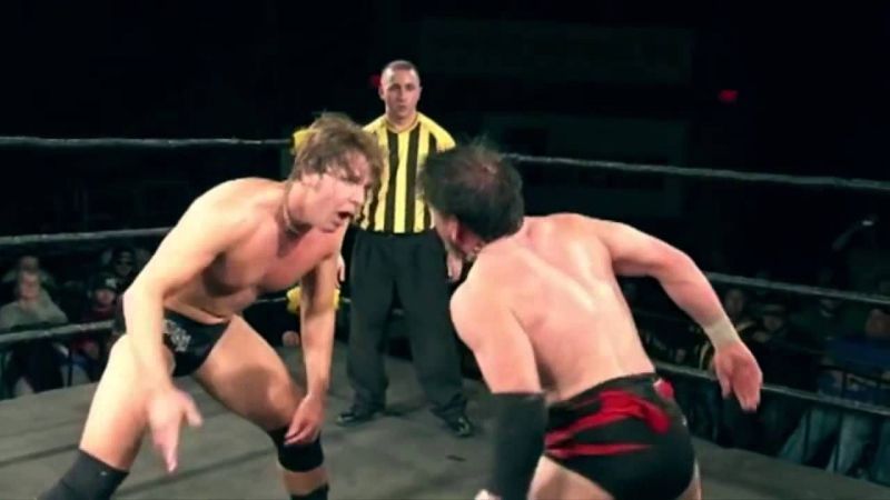 Ambrose, as Jon Moxley against current Impact star Sami Callihan in Combat Zone Wrestling.