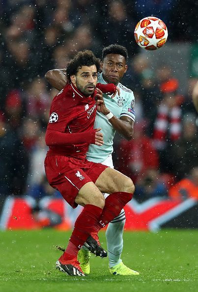 David Alaba and Mohamed Salah