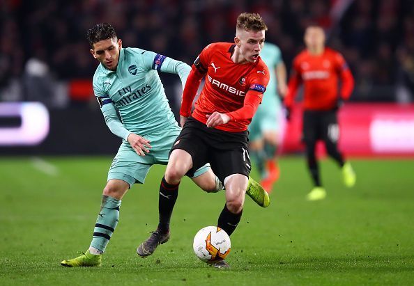 Stade Rennais v Arsenal - UEFA Europa League Round of 16: First Leg