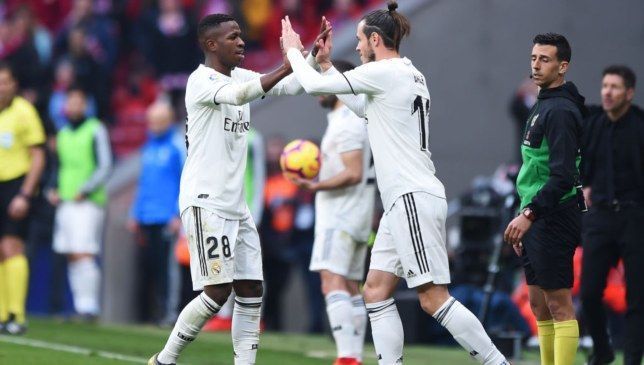 Real Madrid stars Vinicius Junior and Gareth Bale