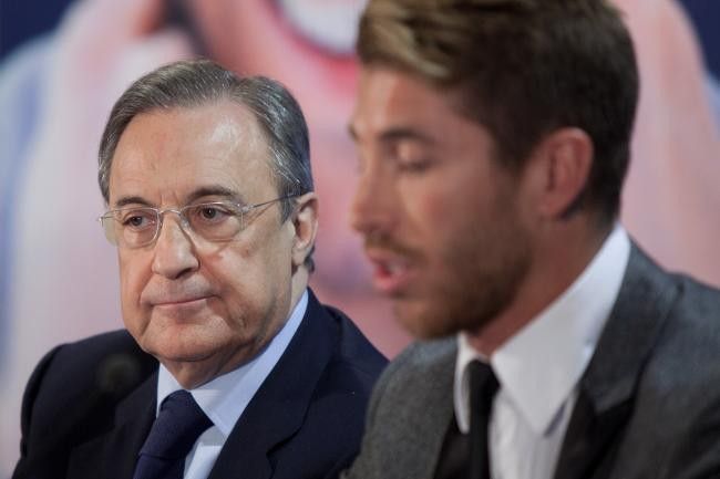 Perez and Ramos had a heated exchange of words after the Champions League elimination.