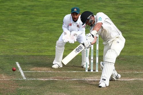 Ross Taylor's 200 gave his team a chance to force the result on the fourth day in the rain affected Test