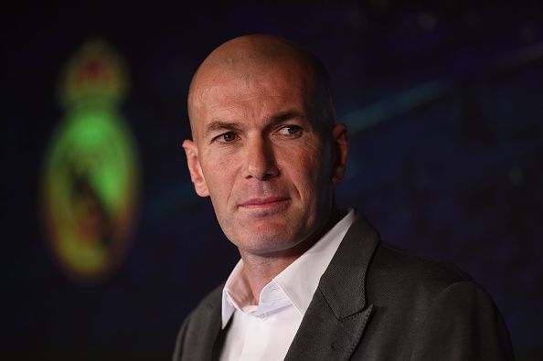 Real Madrid Manager Zinedine Zidane