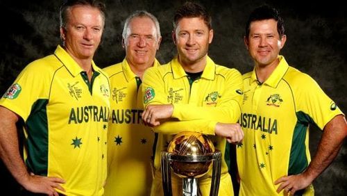 Australia's World cup winning captains