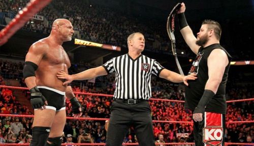 Goldberg flattened the Prizefighter in seconds to win the Universal gold, though the original plan was much different.