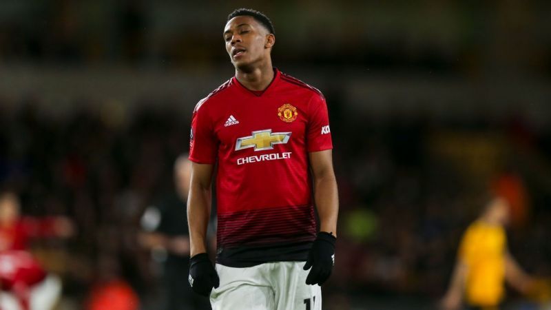 A frustrating night for Anthony Martial