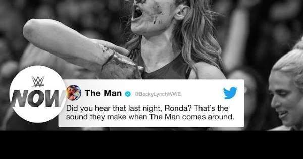 Becky Lynch has sparred with many of her fellow WWE stars on social media, such as this tweet directed at Ronda Rousey.