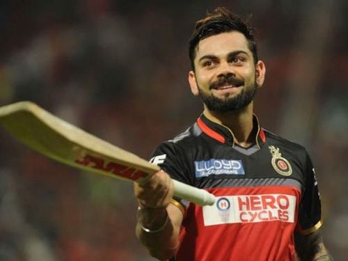 Virat Kohli in RCB colors