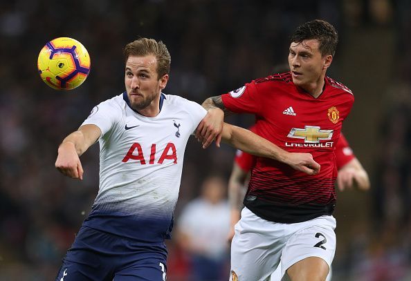 Lindelof in action for Manchester United