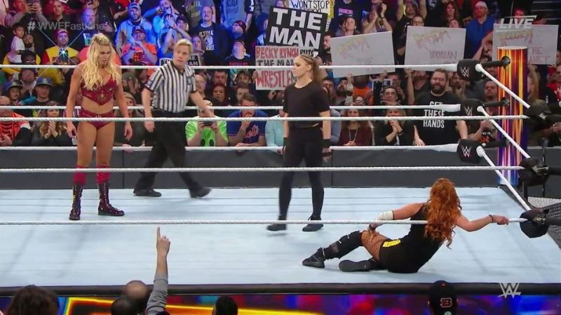 Ronda helped Becky win at Fastlane in an unusual way