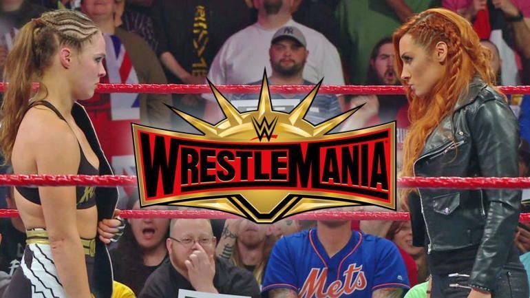 Is Becky Lynch going to be in the ring with Ronda Rousey at Wrestlemania 35?