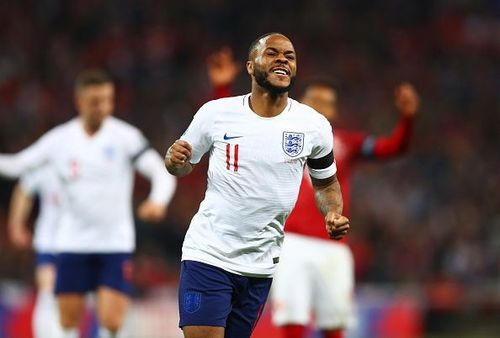 Raheem Sterling's hat-trick helped England to a 5-0 win over the Czech Republic