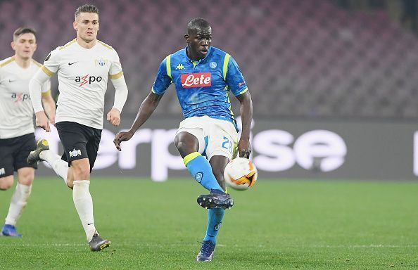 Koulibaly has a rock at the back for Napoli.