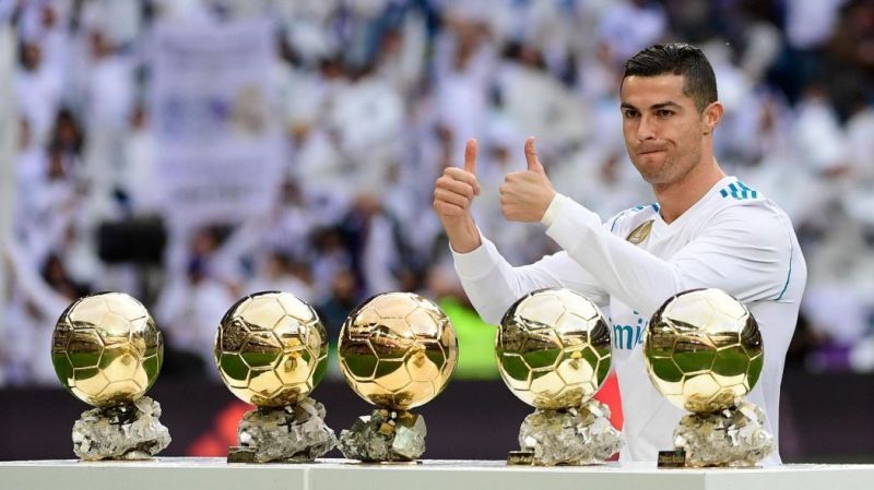 Cristiano Ronaldo is the footballer with most individual trophies