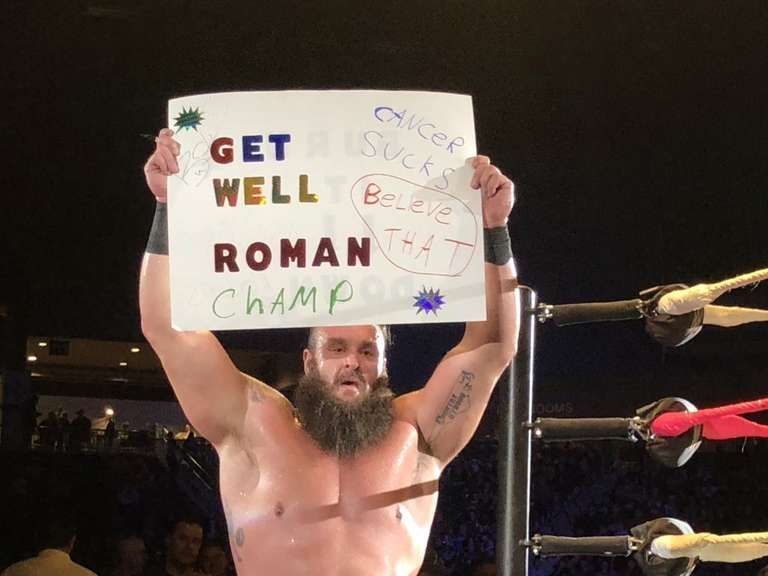 braun strowman support for roman reigns