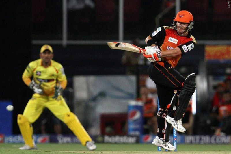 Warner pounced on the short-pitched deliveries (courtesy: iplt20.com)