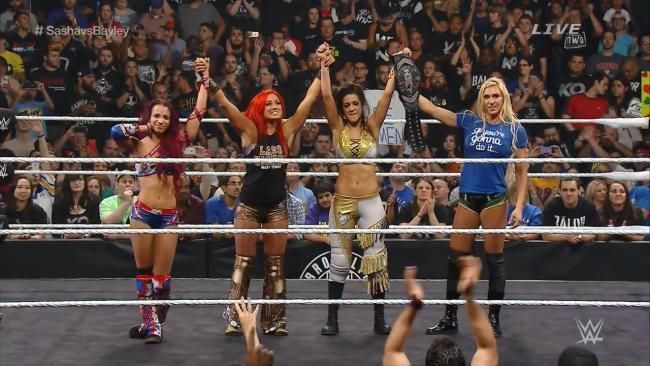 The Four Horsewomen in their NXT days