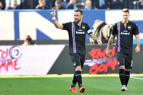 At 36, Quagliarella is tied with Cristiano Ronaldo for top scorer in Serie A