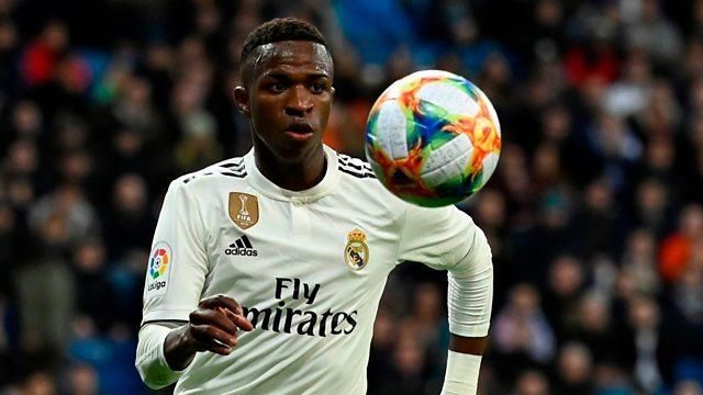 Vinicius Junior has a transfer value of around 70 million Euros