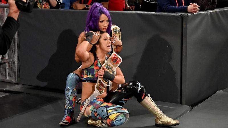 Sasha Banks and Bayley