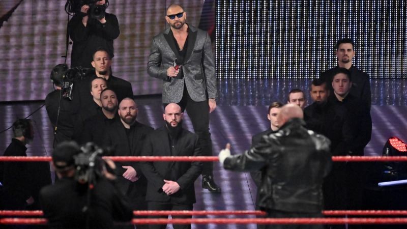 Triple H and Batista on WWE RAW