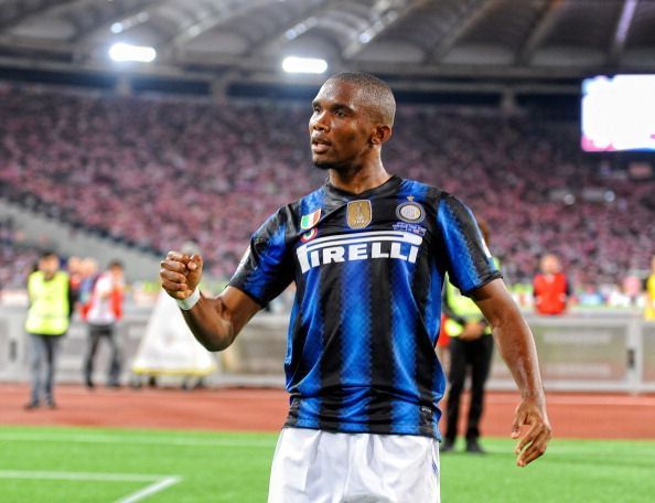 Samuel Eto'o during his time at Inter Milan