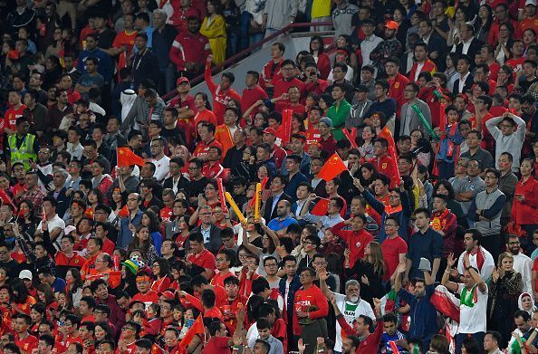 There is a growing increase in Chinese support for football