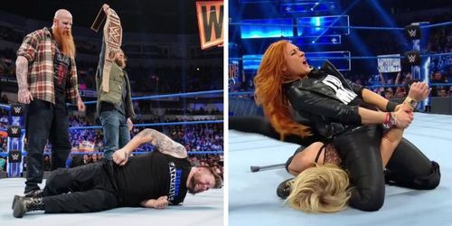 A great show from the Blue brand ended with Becky getting payback