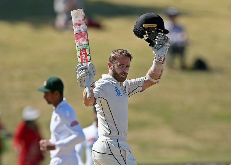 Kane Williamson scored the second double century of his Test career at Hamilton