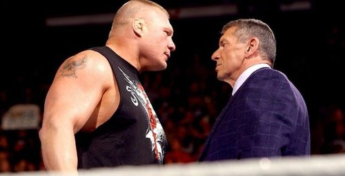 Brock Lesnar and Vince McMahon