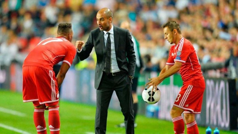 Pep Guardiola at Bayern Munich.