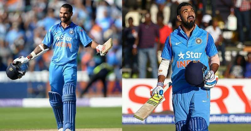 Shikhar Dhawan and KL Rahul