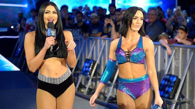 Looks like these two might get added to the women's tag team title match at Mania