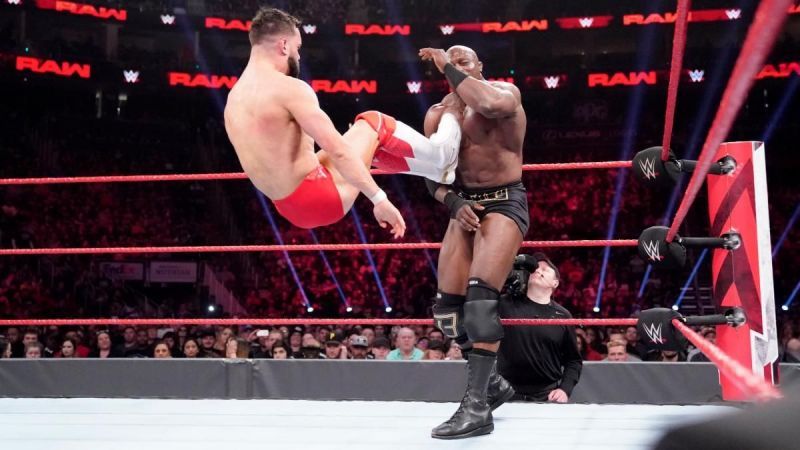 Balor and Lashley on Raw