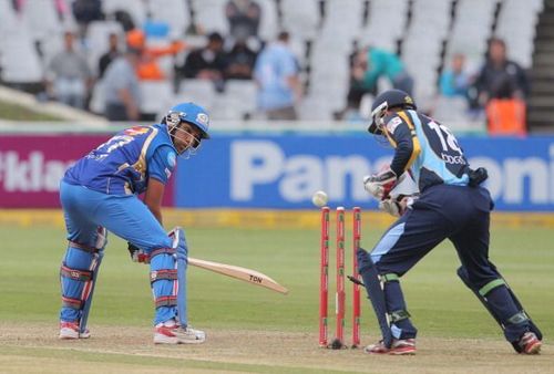 CLT20 2012 Match 11 - Mumbai Indians v Yorkshire Carnegie