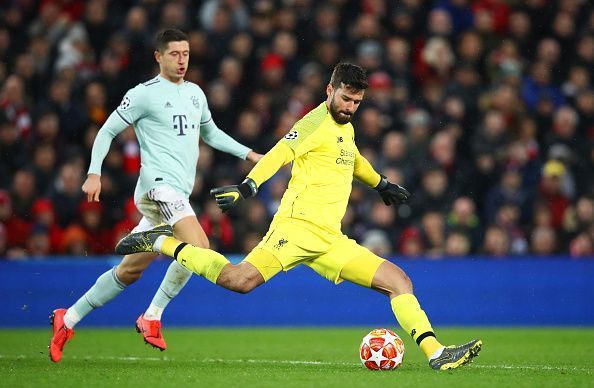 Lewandowski will want to get the better of Alisson this time around
