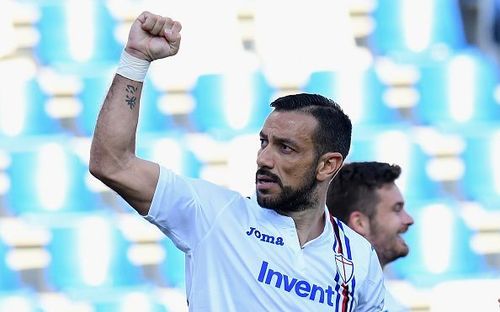 Fabio Quagliarella has outscored Cristiano Ronaldo in the Serie A this season.