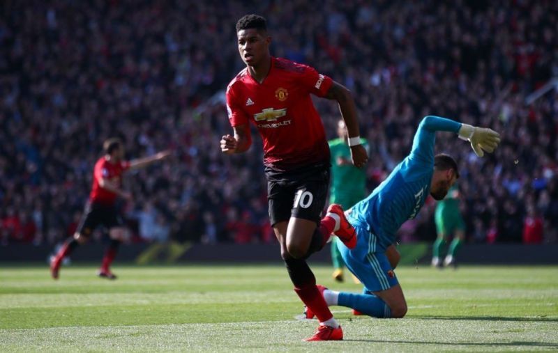 Marcus Rashford after the first goal.