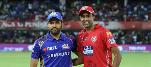 Rohit Sharma and Ravichandran Ashwin (picture courtesy: BCCI/iplt20.com)