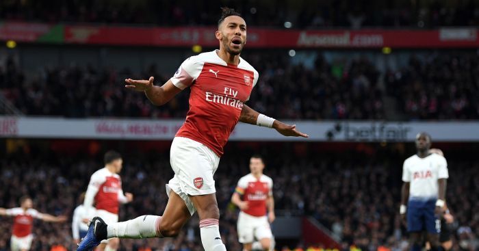 Aubameyang is thriving in his first-full season in EPL