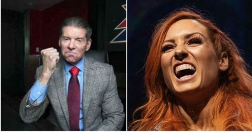 Vince McMahon and Becky Lynch