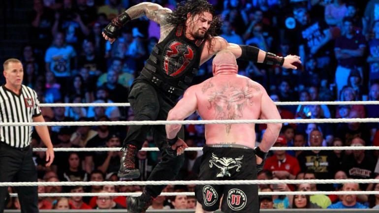 Roman Reigns and Brock Lesnar were the main event at last year&#039;s WrestleMania