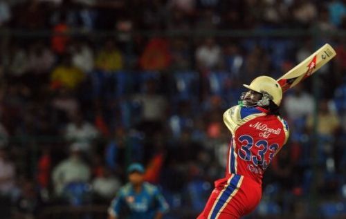 Chris Gayle in action