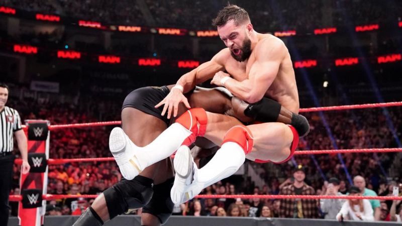Balor was distracted by Lio Rush