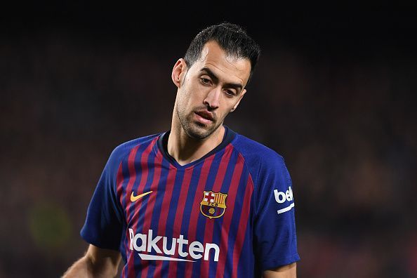 Sergio Busquets is Barcelona's midfield pivot