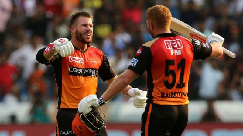 Warner and Bairstow were in fine form for SRH during IPL 2019