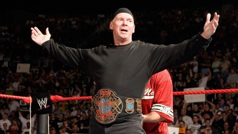 Vince as ECW Champion