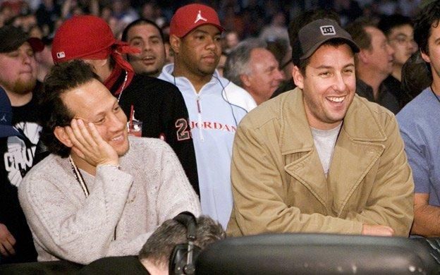 Sandler at WrestleMania 21